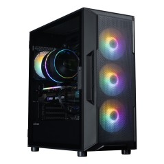 Zalman i3 NEO V2 Tower ATX Case - Sleek Black Design for Ultimate Performance - Model #8800263651146